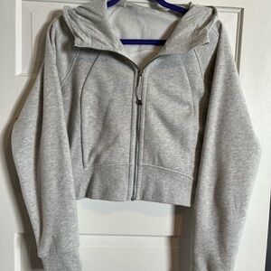 lululemon athletica Gray Zip-Up Hoodie size Large